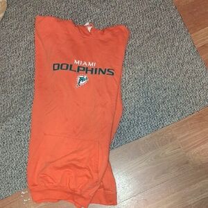 NFL Miami Dolphins Orange Team Hoodie